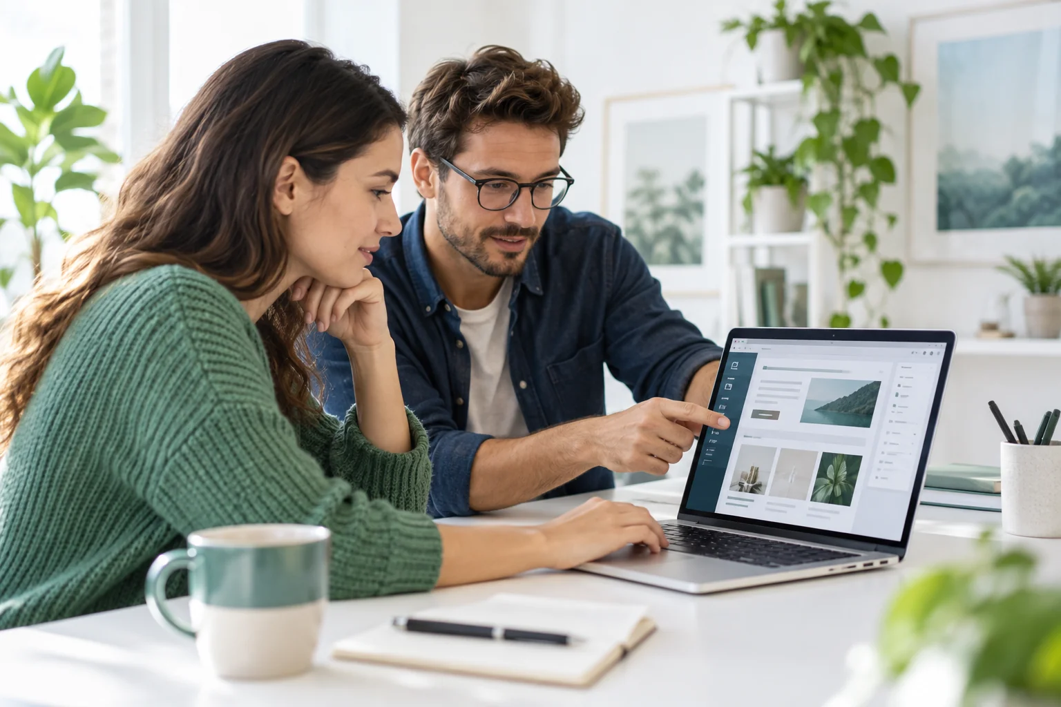 Sesión práctica de formación para editar contenido web