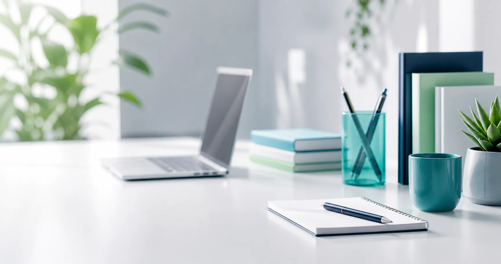 Estudio profesional luminoso para proyectos de diseño web y marketing online